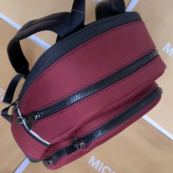 Michael Kors Kent Sport Utility Backpack Merlot - Picture 7 of 16